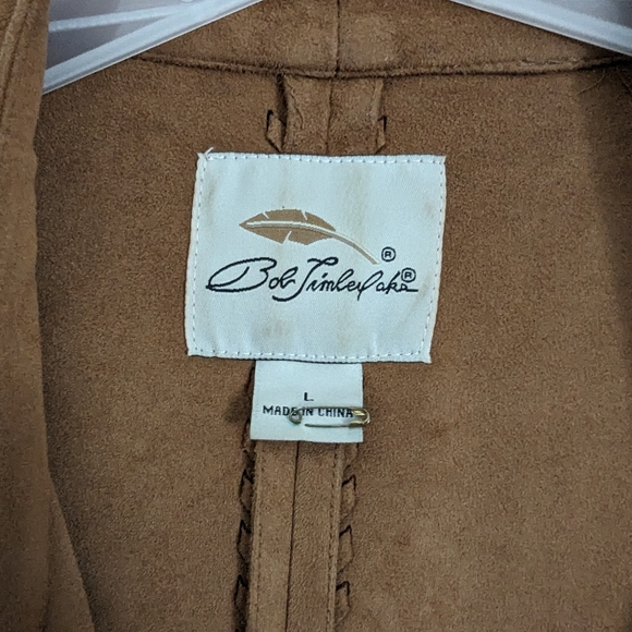 Bob Timberlake Genuine Suede Jacket Size L - Picture 3 of 8